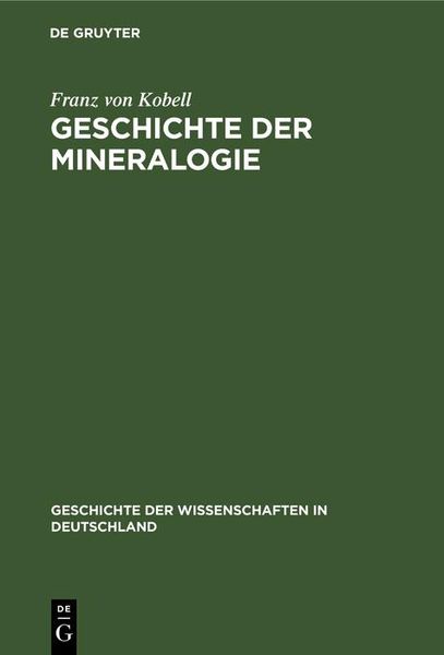 Produktbild: Geschichte der Mineralogie