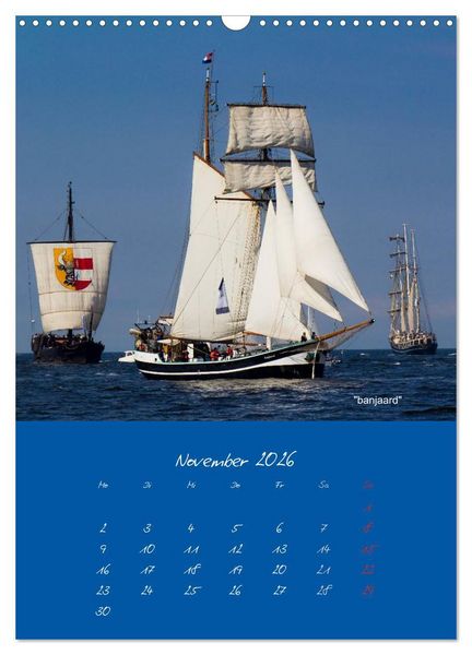 Produktbild: Unter Segeln (Wandkalender 2026 DIN A3 hoch), CALVENDO Monatskalender