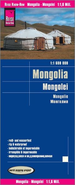 Produktbild: Reise Know-How Landkarte Mongolei (1:1.600.000)
