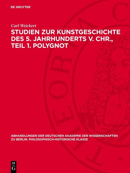 Produktbild: Studien zur Kunstgeschichte des 5. Jahrhunderts v. Chr., Teil 1. Polygnot
