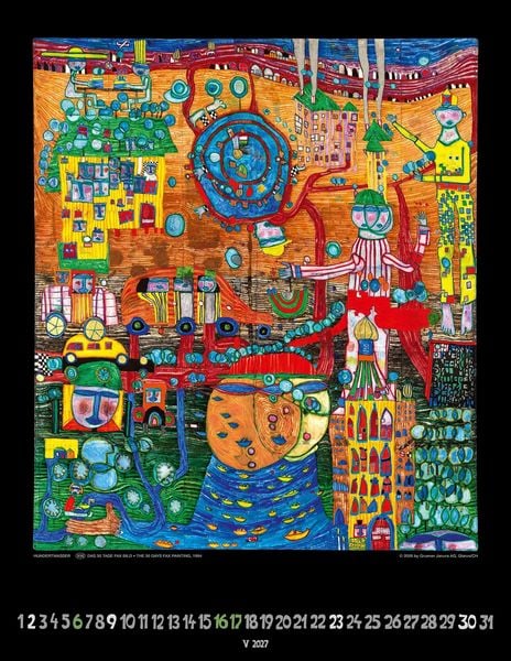 Produktbild: Hundertwasser Art Calendar 2027