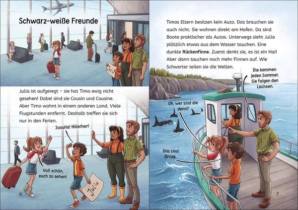Produktbild: Lesel&ouml;wen 3. Klasse - Orcas in Gefahr