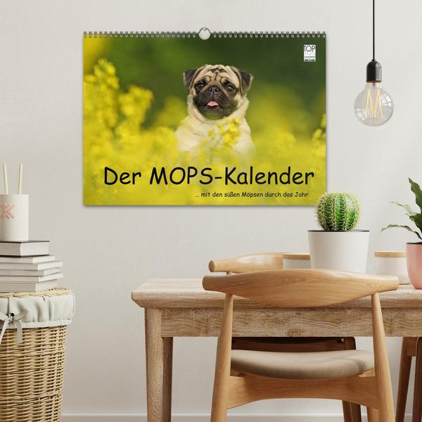 Produktbild: Der MOPS-Kalender (Wandkalender 2026 DIN A3 quer), CALVENDO Monatskalender