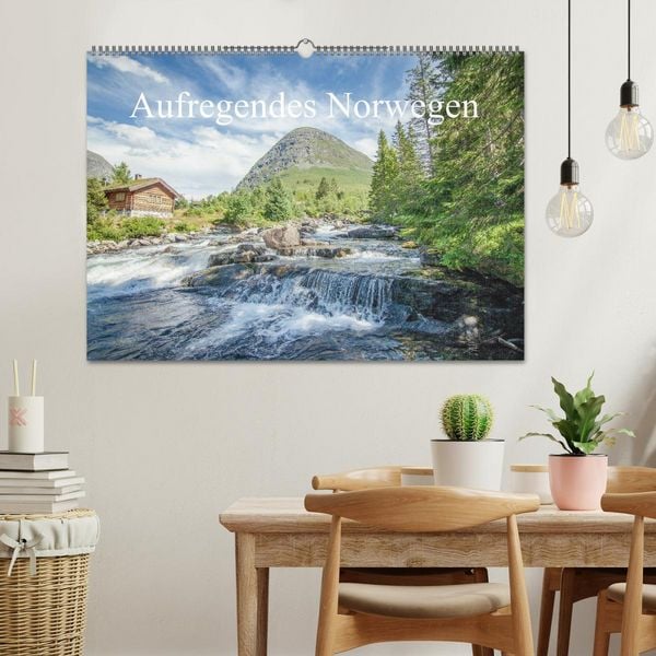 Produktbild: Aufregendes Norwegen (Wandkalender 2026 DIN A2 quer), CALVENDO Monatskalender