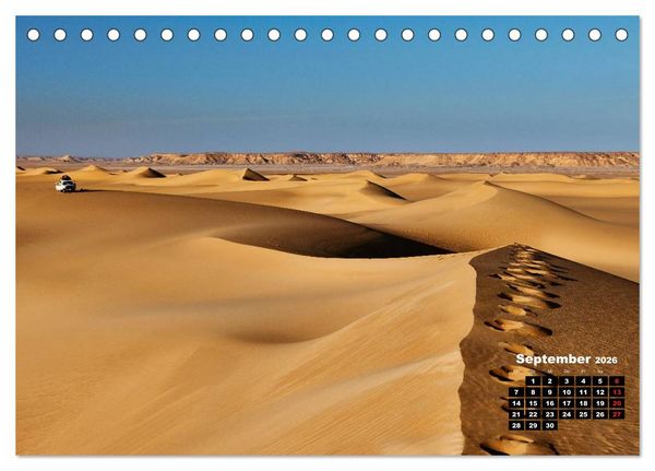 Produktbild: &Auml;gypten &ndash; westliche W&uuml;sten (Tischkalender 2026 DIN A5 quer), CALVENDO Monatskalender