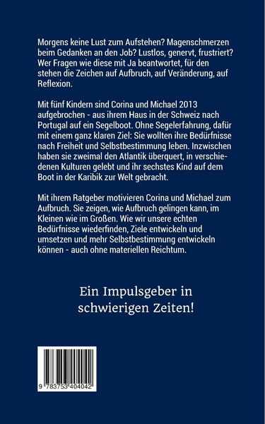 Produktbild: Aufbruch braucht keinen Mut, sondern Selbstkenntnis