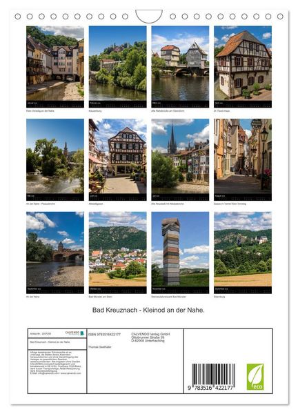 Produktbild: Bad Kreuznach - Kleinod an der Nahe. (Wandkalender 2026 DIN A4 hoch), CALVENDO Monatskalender