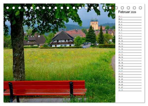 Produktbild: Hochschwarzwald (Tischkalender 2026 DIN A5 quer), CALVENDO Monatskalender