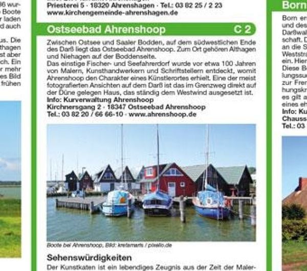 Produktbild: Publicpress Rad- und Wanderkarte Fischland-Dar&szlig;-Zingst, S&uuml;dliche Boddenk&uuml;ste 1:50.000