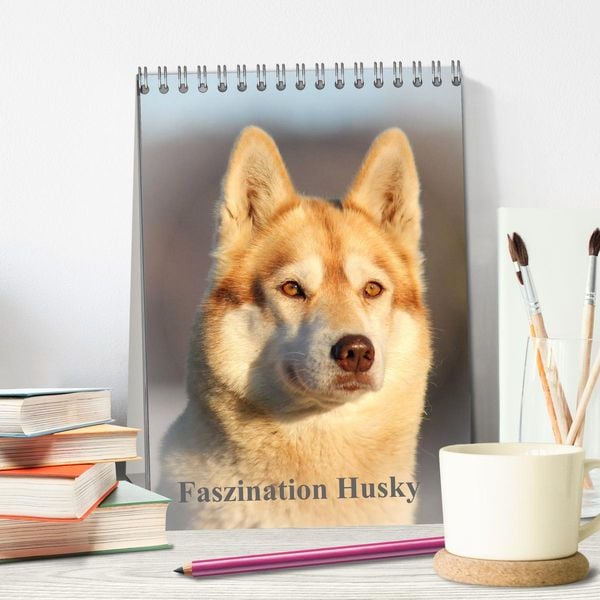 Produktbild: Faszination Husky (Tischkalender 2026 DIN A5 hoch), CALVENDO Monatskalender