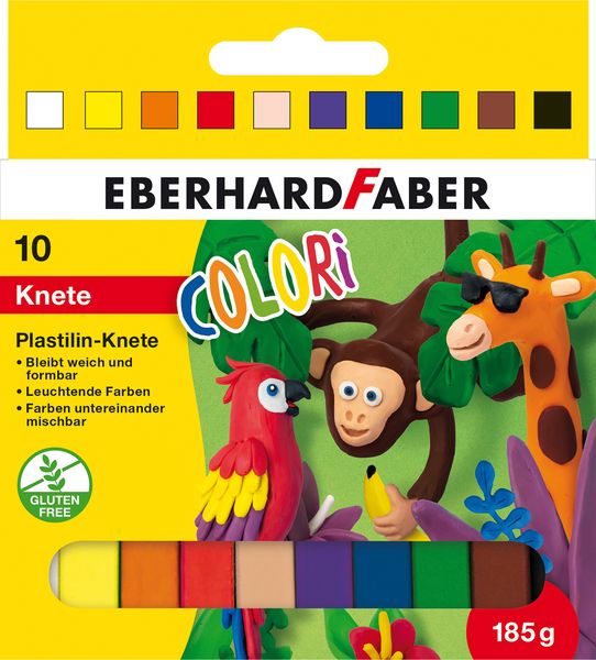 Produktbild: Eberhard Faber Plastilin-Knete Colori 10er Set