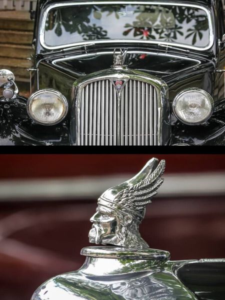Produktbild: CALVENDO Puzzle Schwarzer Rover Oldtimer | 1000 Teile Lege-Gr&ouml;&szlig;e 64x48cm Foto-Puzzle f&uuml;r gl&uuml;ckliche Stunden