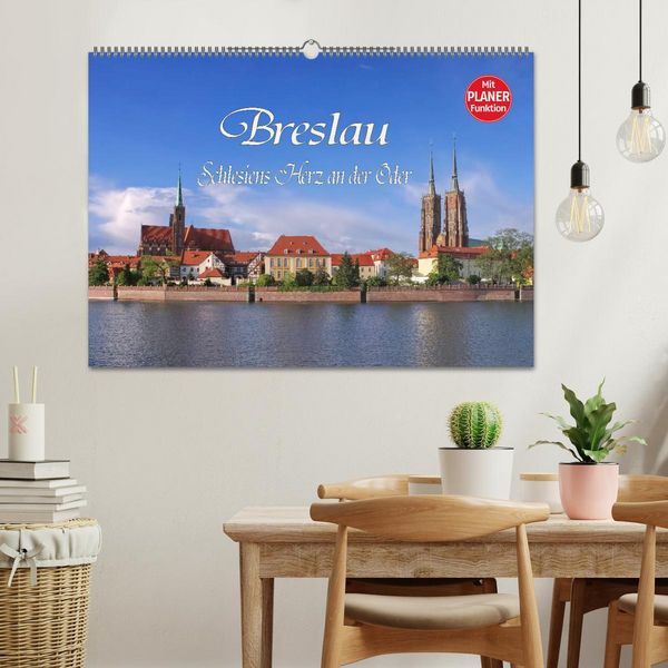 Produktbild: Breslau - Schlesiens Herz an der Oder (Wandkalender 2026 DIN A2 quer), CALVENDO Monatskalender