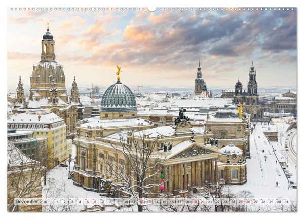 Produktbild: Dresden - zeitlose Sch&ouml;nheit (hochwertiger Premium Wandkalender 2026 DIN A2 quer), Kunstdruck in Hochglanz