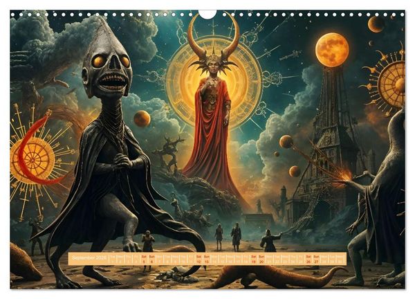 Produktbild: A Year of the Uncanny (Wall Calendar 2026 DIN A3 landscape), CALVENDO 12 Month Wall Calendar