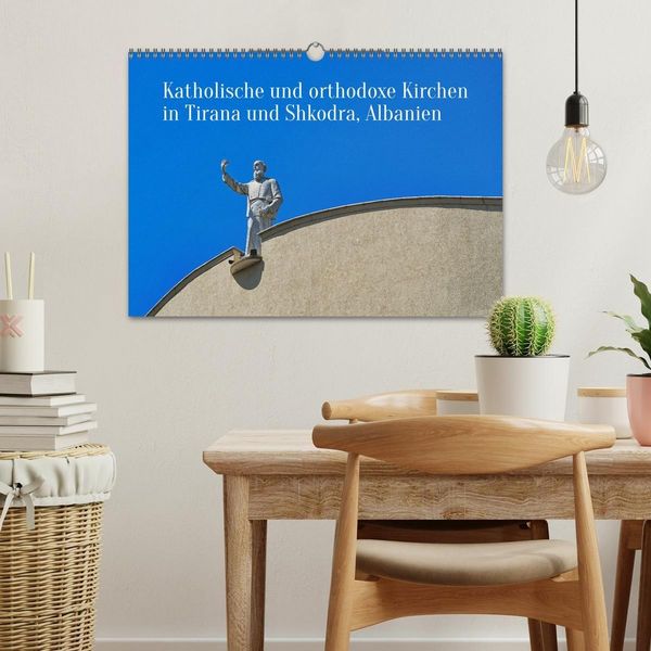Produktbild: Katholische und orthodoxe Kirchen in Tirana und Shkodra, Albanien (Wandkalender 2027 DIN A3 quer), CALVENDO Monatskalender