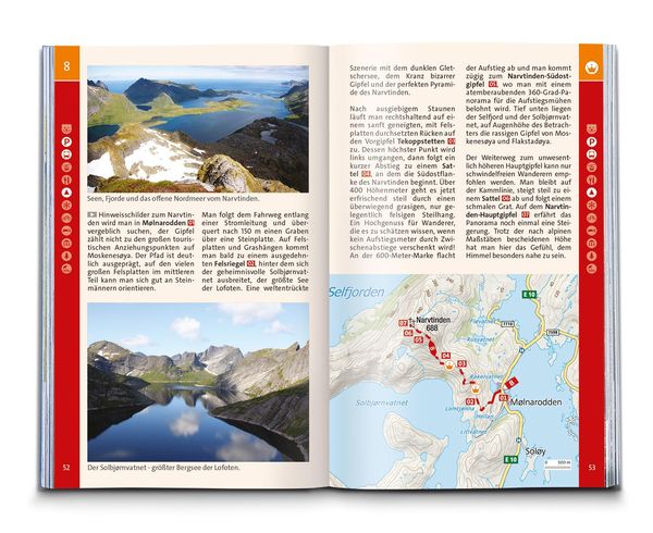 KOMPASS Wanderführer Lofoten, Vesterålen und Senja, 70 Touren