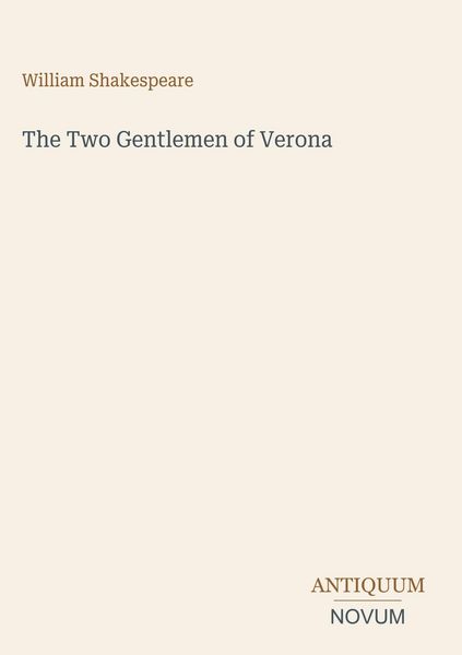 Produktbild: The Two Gentlemen of Verona