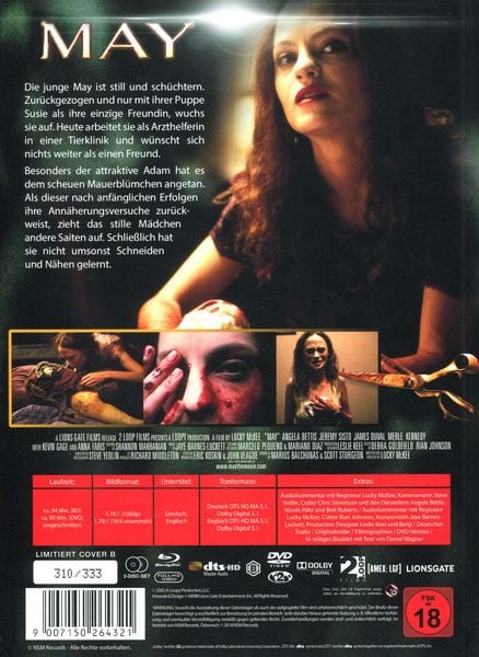Produktbild: May - Die Schneiderin des Todes - Mediabook - Cover B (+ DVD)