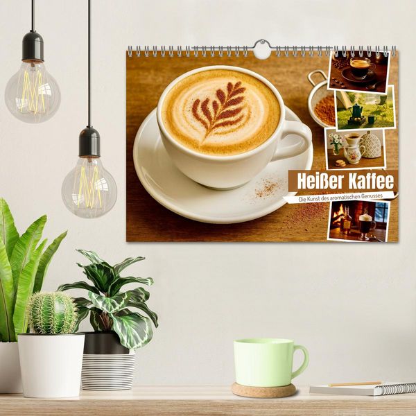 Produktbild: Hei&szlig;er Kaffee (Wandkalender 2026 DIN A4 quer), CALVENDO Monatskalender
