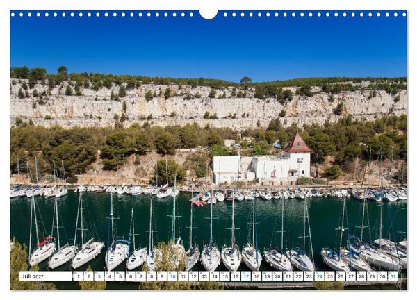 Produktbild: C&ocirc;te d&rsquo;Azur Glanzlichter an der franz&ouml;sischen Mittelmeerk&uuml;ste (Wandkalender 2027 DIN A3 quer), CALVENDO Monatskalender