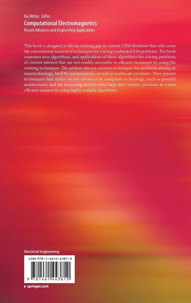 Produktbild: Computational Electromagnetics