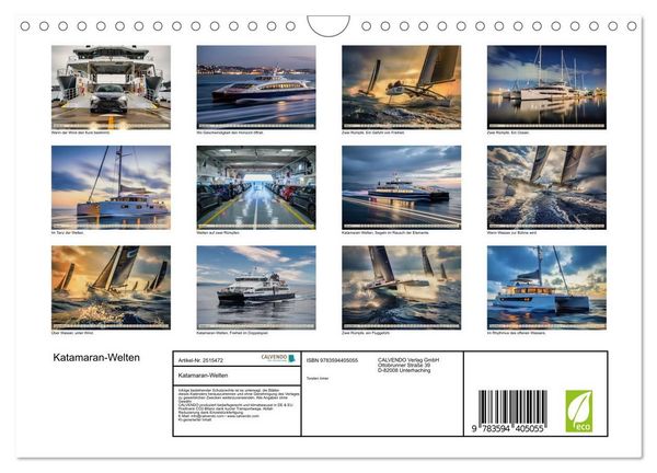 Produktbild: Katamaran-Welten (Wandkalender 2027 DIN A4 quer), CALVENDO Monatskalender