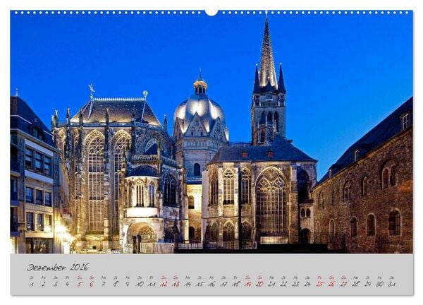Produktbild: Aachen Die Kaiserstadt (hochwertiger Premium Wandkalender 2026 DIN A2 quer), Kunstdruck in Hochglanz
