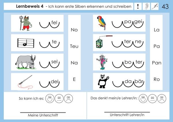 Produktbild: Mein Silbenheft