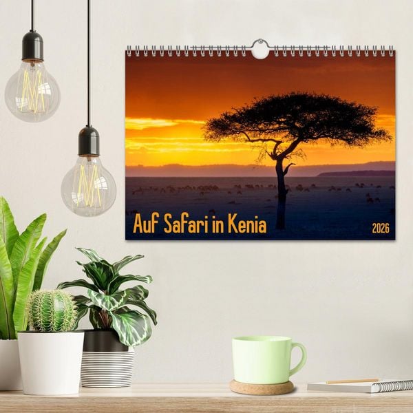 Produktbild: Auf Safari in Kenia 2026 (Wandkalender 2026 DIN A4 quer), CALVENDO Monatskalender