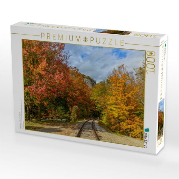 Produktbild: CALVENDO Puzzle Herbstlaub in New Hampshire | 1000 Teile Lege-Gr&ouml;&szlig;e 64x48cm Foto-Puzzle f&uuml;r gl&uuml;ckliche Stunden
