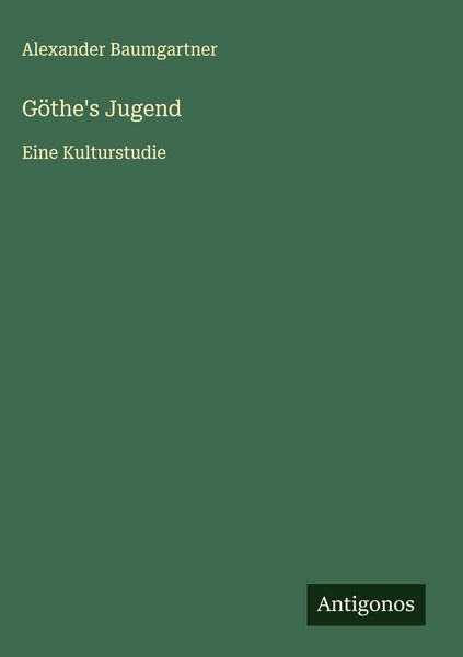 Produktbild: G&ouml;the's Jugend