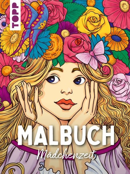 Produktbild: Malbuch M&auml;dchenzeit