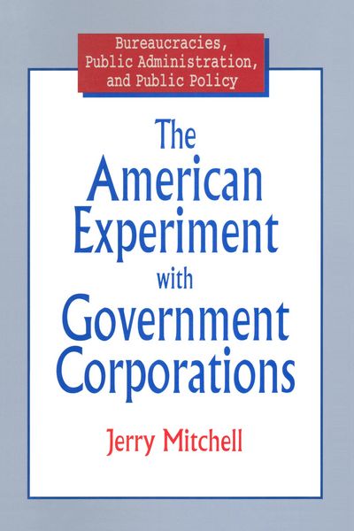 Produktbild: The American Experiment with Government Corporations