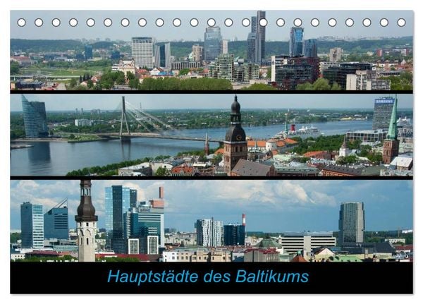 Produktbild: Hauptst&auml;dte des Baltikums (Tischkalender 2026 DIN A5 quer), CALVENDO Monatskalender