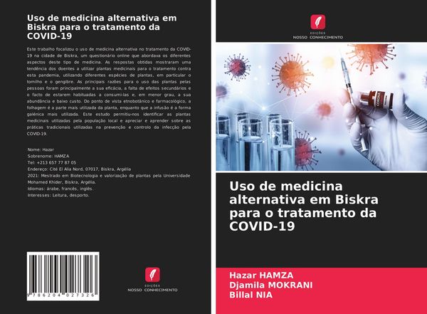 Produktbild: Uso de medicina alternativa em Biskra para o tratamento da COVID-19
