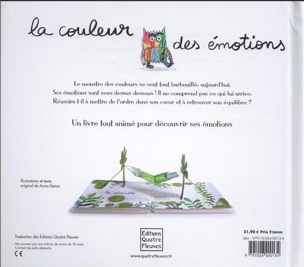 Produktbild: La couleur des &eacute;motions - Un livre tout anim&eacute;: Pop-up