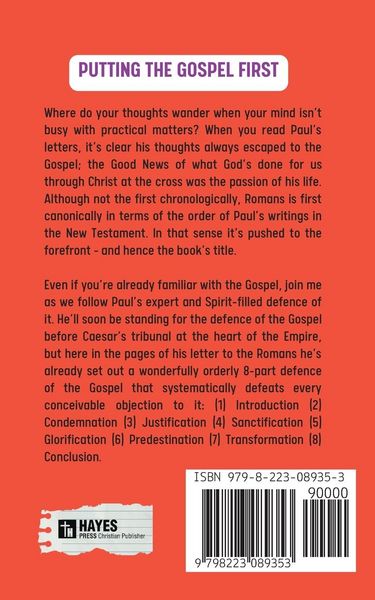 Produktbild: Putting the Gospel First - A Bible Study of the Book of Romans