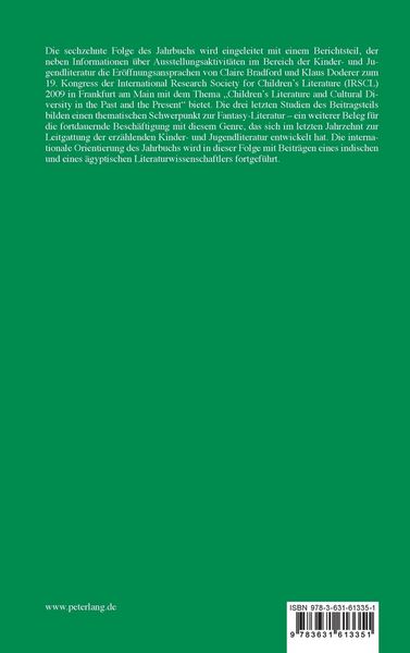 Produktbild: Kinder- und Jugendliteraturforschung 2009/2010
