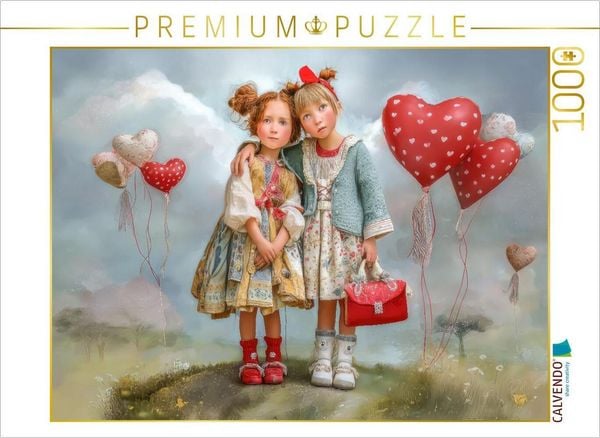 Produktbild: CALVENDO Puzzle Herzpoesie | 1000 Teile Lege-Gr&ouml;&szlig;e 64x48cm Foto-Puzzle f&uuml;r gl&uuml;ckliche Stunden