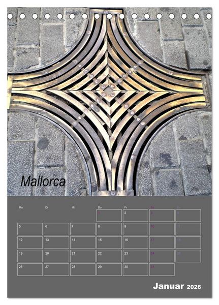 Produktbild: Faszination Kanaldeckel (Tischkalender 2026 DIN A5 hoch), CALVENDO Monatskalender