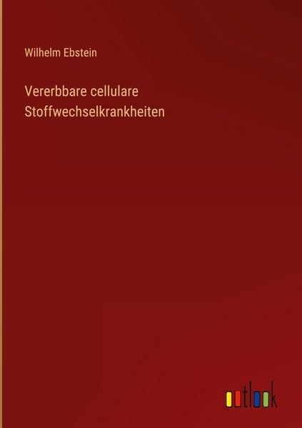 Produktbild: Vererbbare cellulare Stoffwechselkrankheiten