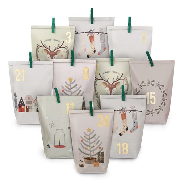 Produktbild: Adventskalender bedruckt &ndash; Hygge
