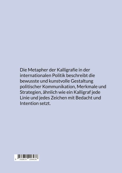 Produktbild: Was ist Kalligrafie der internationalen Politik?