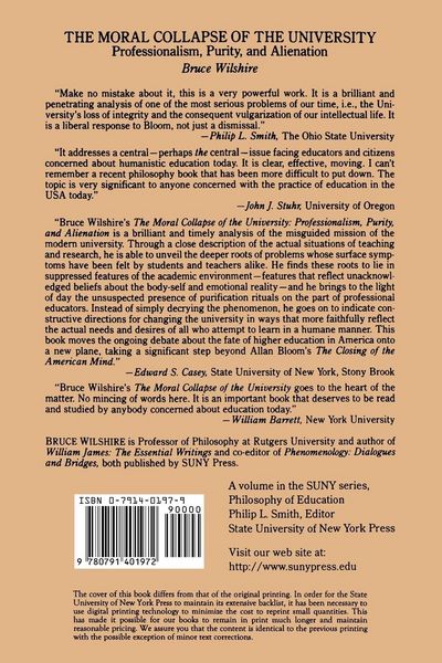 Produktbild: The Moral Collapse of the University