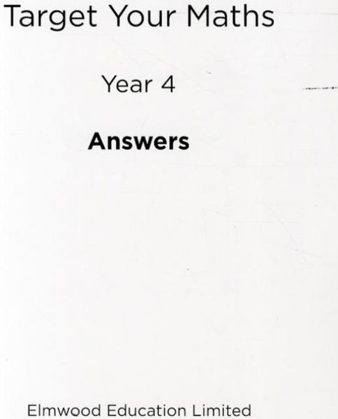 Produktbild: Target Your Maths Year 4 Answer Book