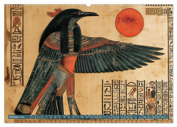 Produktbild: Papyrus-Propheten - KI-Enth&uuml;llungen aus der Vergangenheit (Wandkalender 2026 DIN A2 quer), CALVENDO Monatskalender