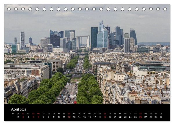 Produktbild: Paris (Tischkalender 2026 DIN A5 quer), CALVENDO Monatskalender