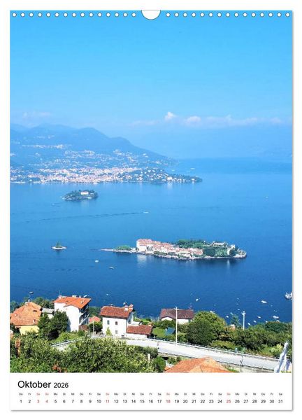 Produktbild: Traumhafter Lago Maggiore (Wandkalender 2026 DIN A3 hoch), CALVENDO Monatskalender