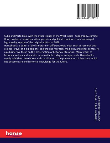 Produktbild: Cuba and Porto Rico, with the other islands of the West Indies